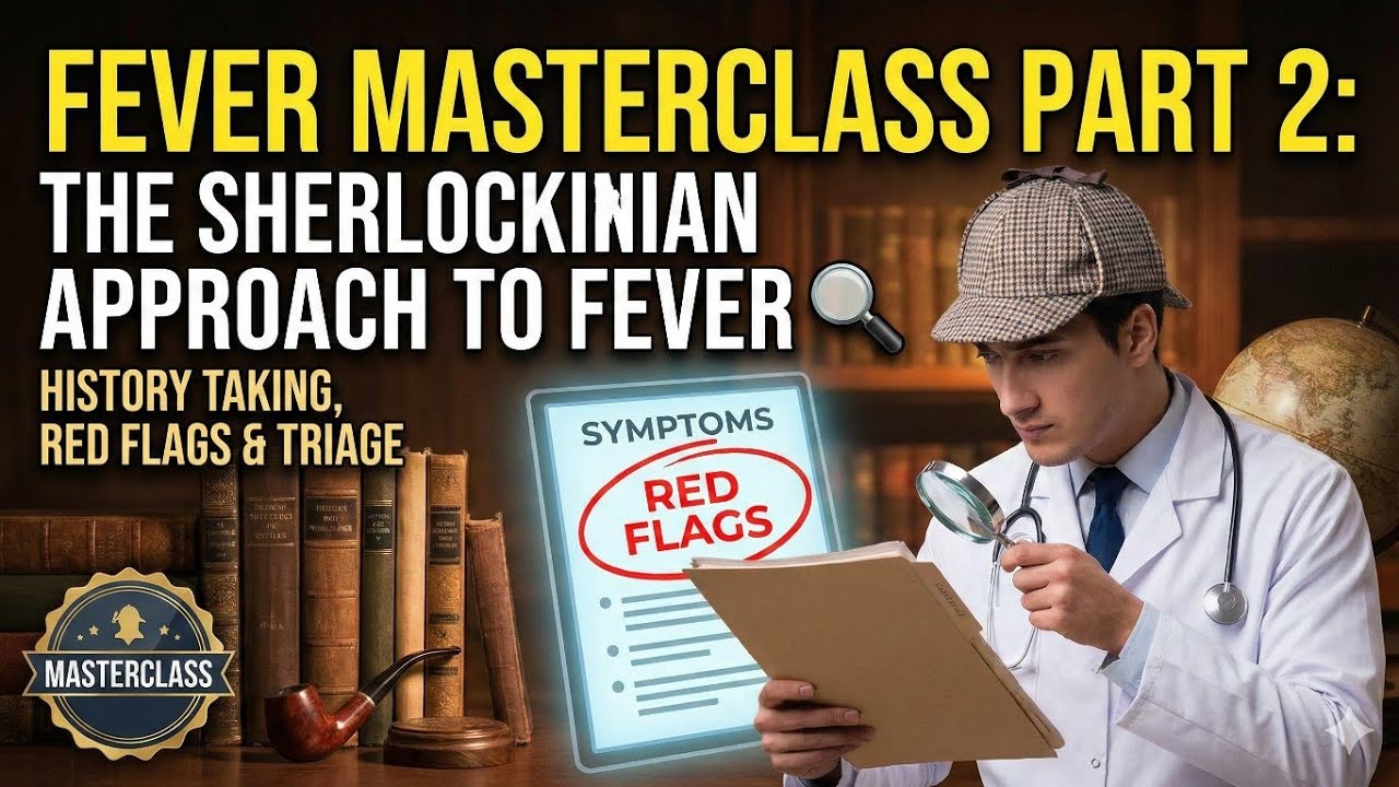 Fever Masterclass Part 2 : The Sherlockian Approach to Fever: History Taking, Red Flags & Triage