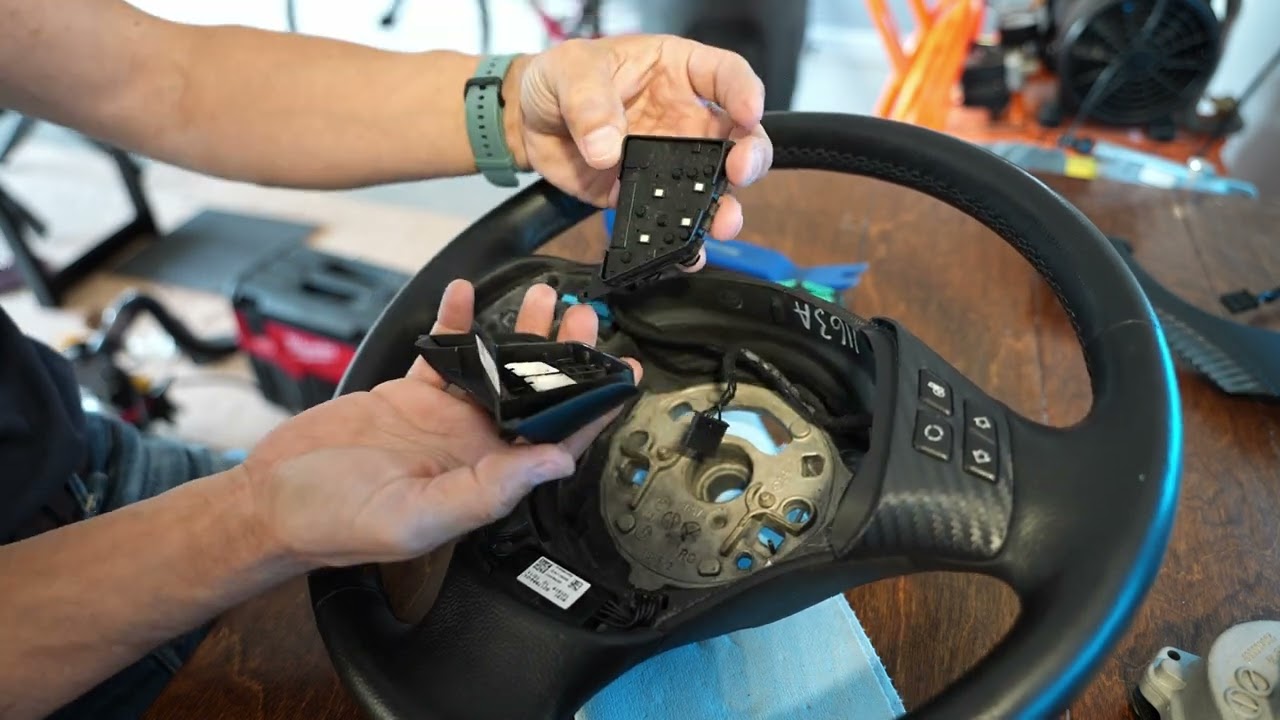 BMW E90 Steering Wheel Controls Removal #bmw #e90 #e9x #328i #steeringwheel