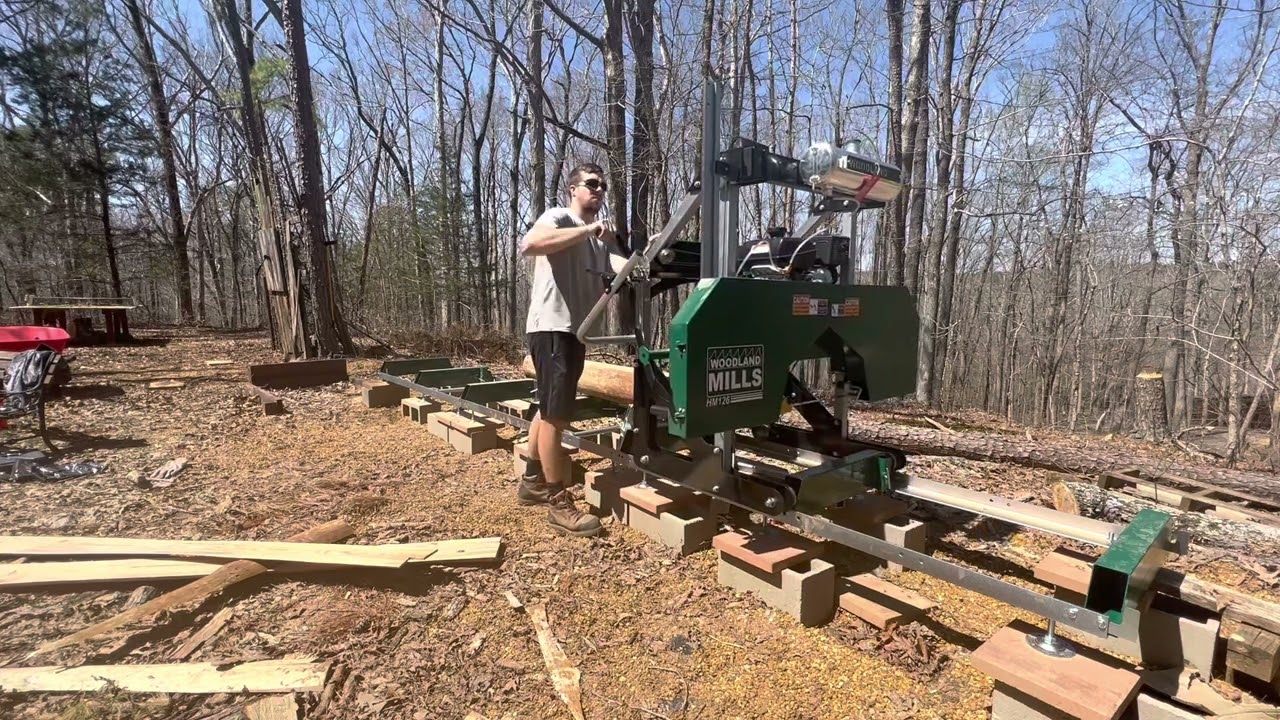 First cuts on my Woodland Mills HM-126