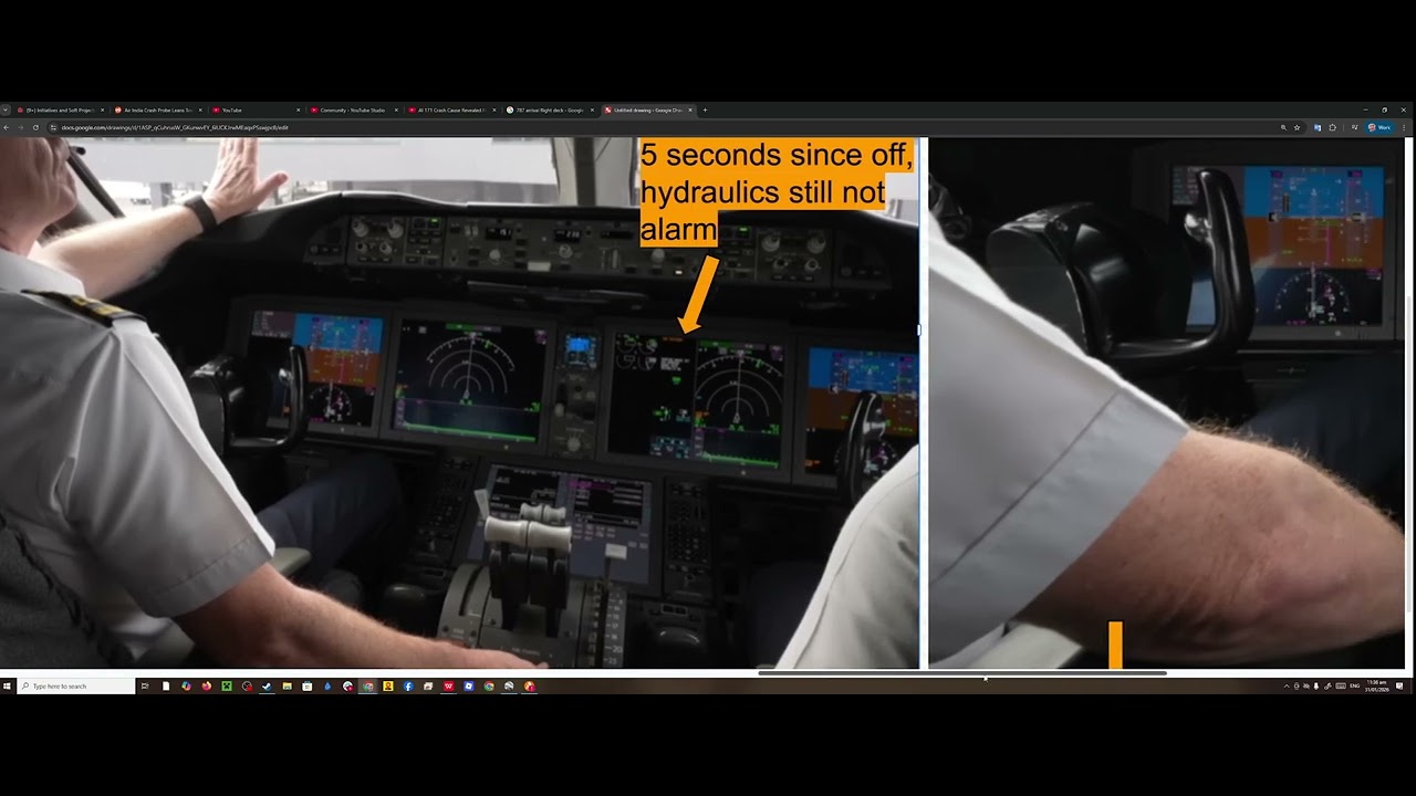 AI-171 Crash - RAT did not deploy due to hydraulics low pressure