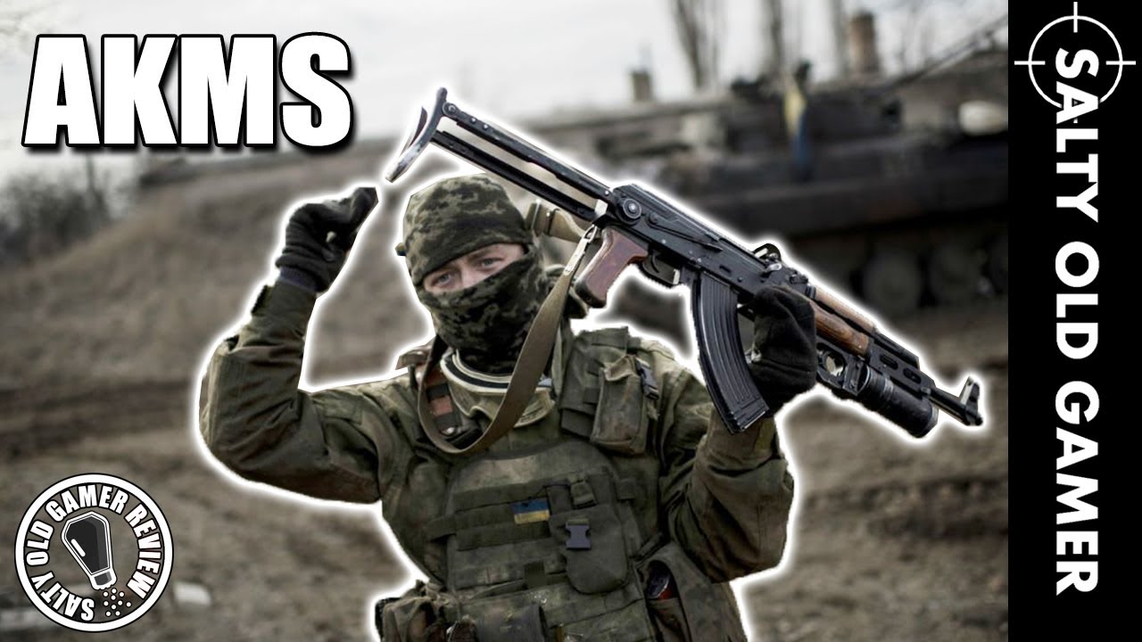 E&L AKMS Airsoft AEG | Обзор страйкбольного оружия SaltyOldGamer