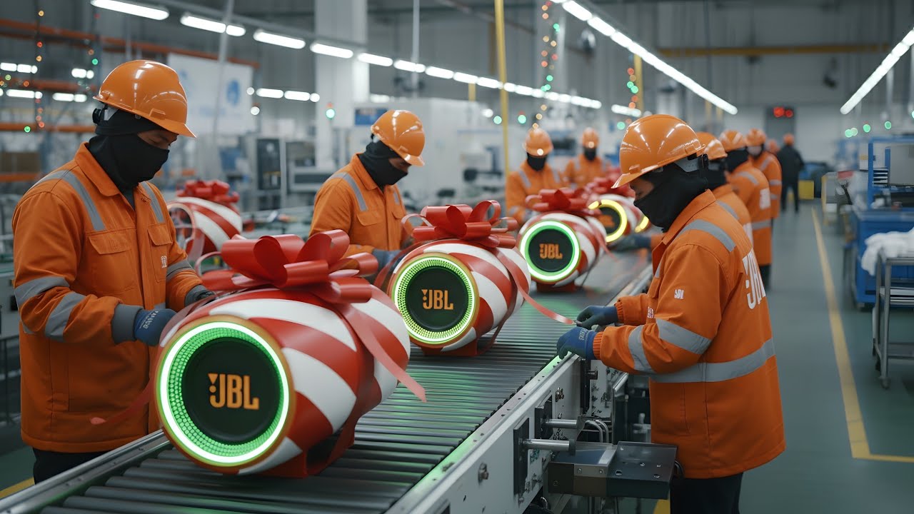 Inside the Christmas Special JBL PartyBox Factory | How JBL PartyBox Speakers Are Built step by step