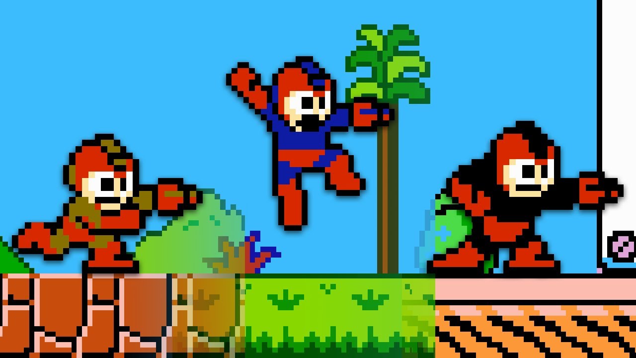 Mega Man in Mario's World