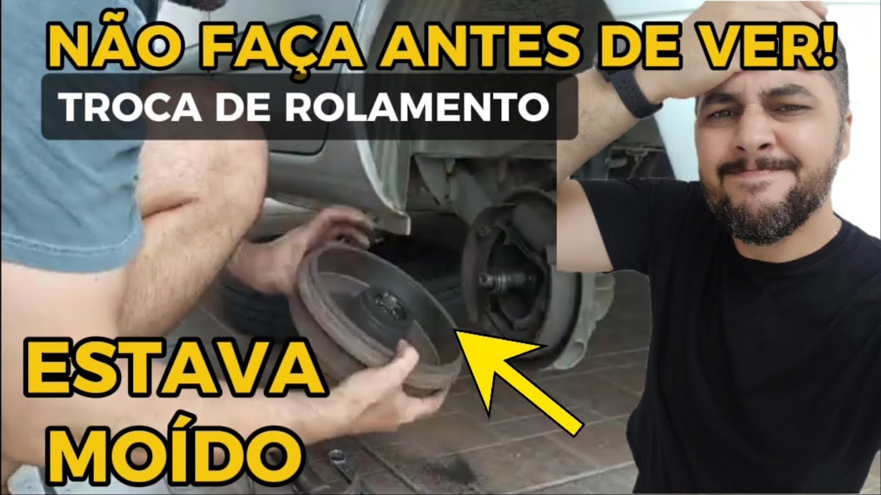 Como Trocar o ROLAMENTO DE RODA TRASEIRO  