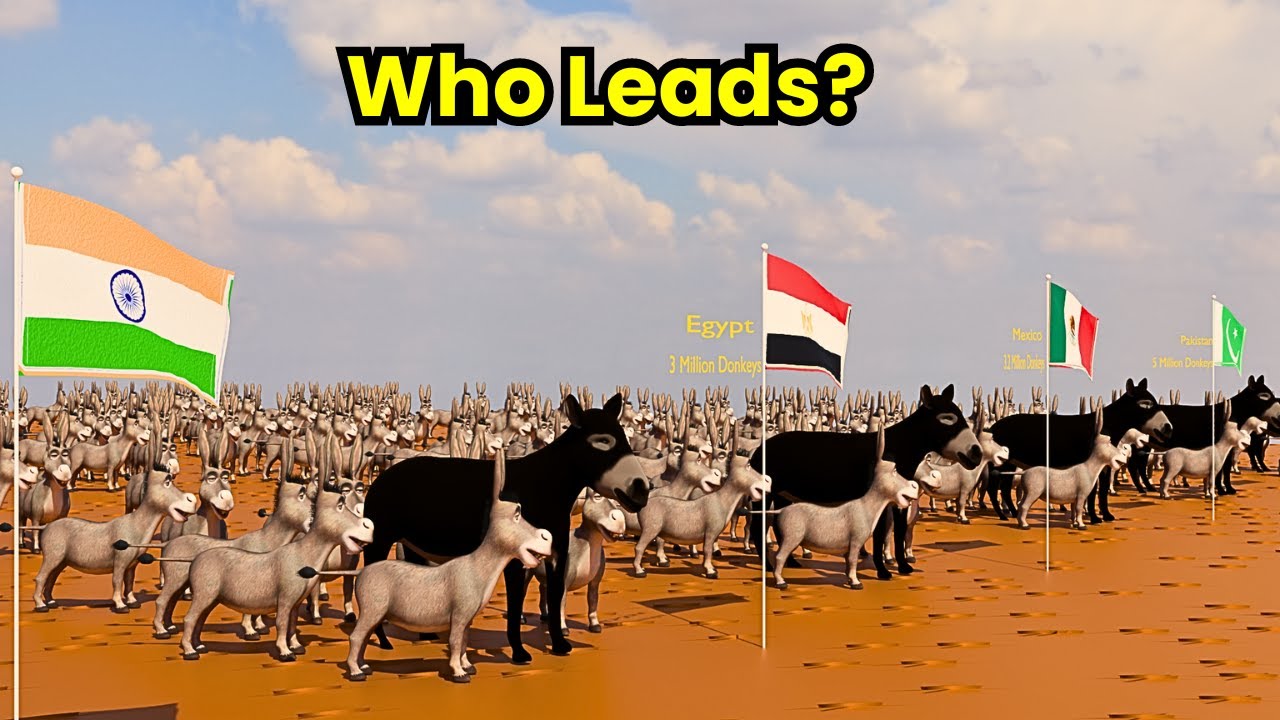 Donkeys Population By country 2025