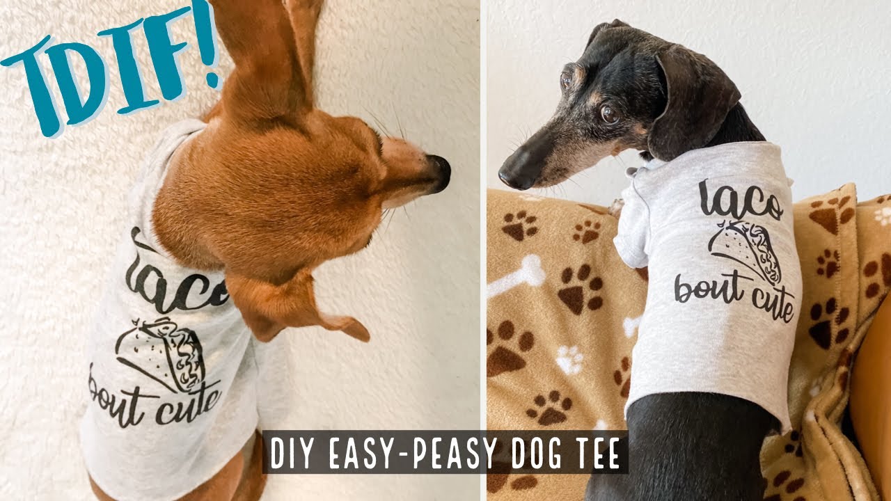 Как сделать футболку Easy-Peasy Dog из комбинезона