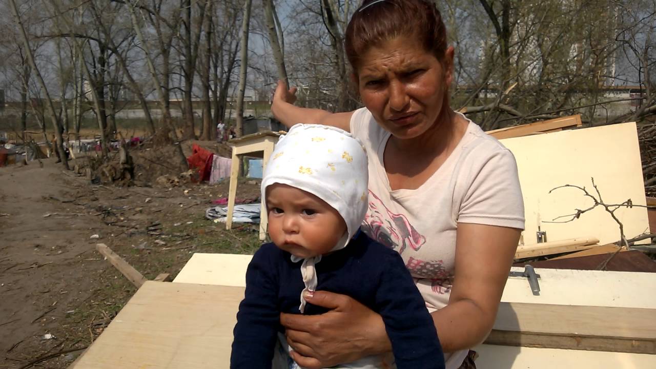 Новый ромский табор посреди Киева