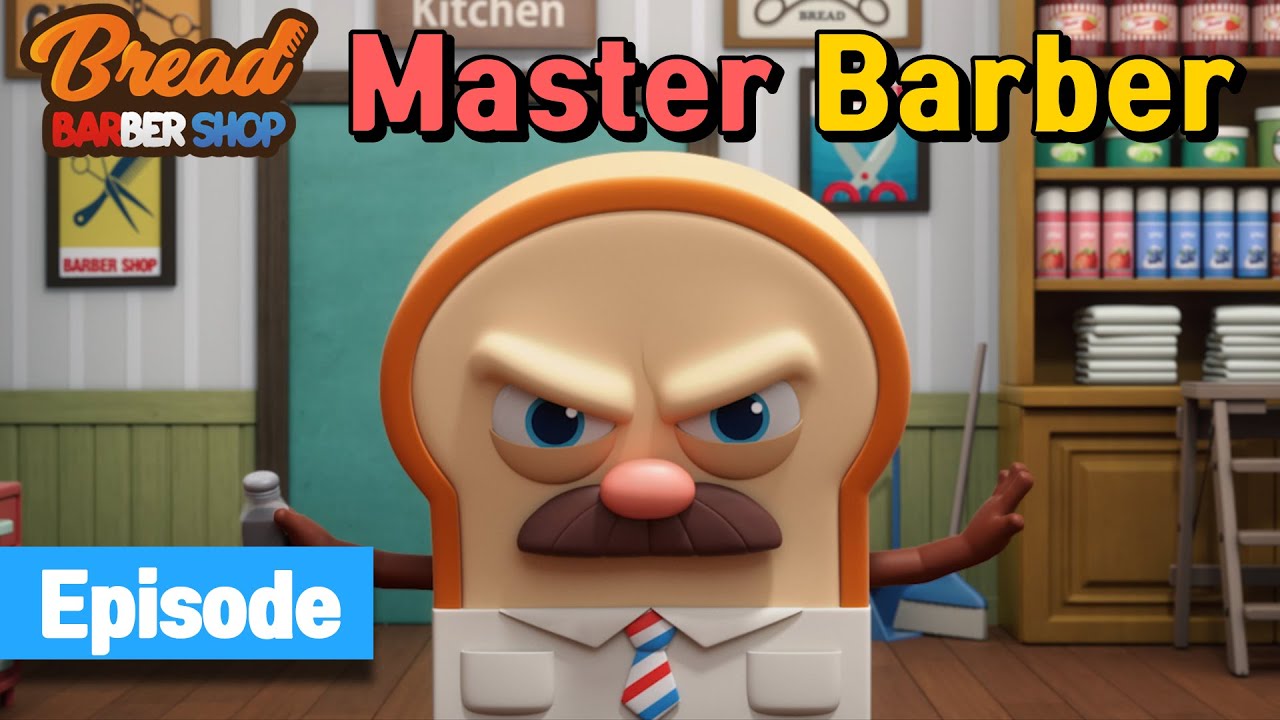 BreadBarbershop | ep10 | Master Barber | english/animation/dessert/cartoon