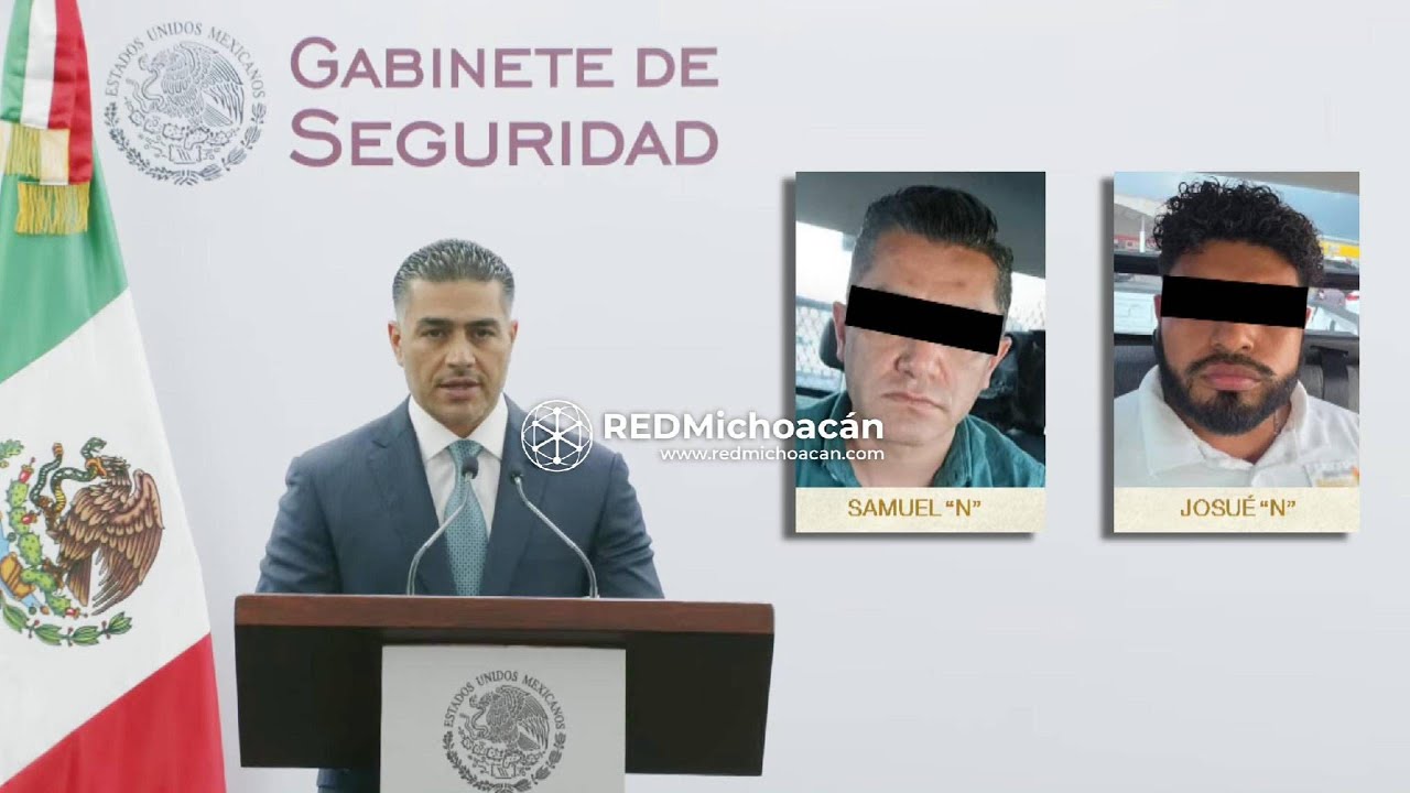 ⚪️ Omar García Harfuch: DOS NUEVAS detenciones sobre crimen del exalcalde de Uruapan, Carlos Manzo