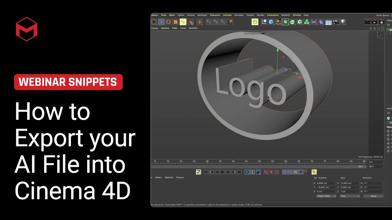 Превратите файл Adobe Illustrator в геометрию в Cinema 4D