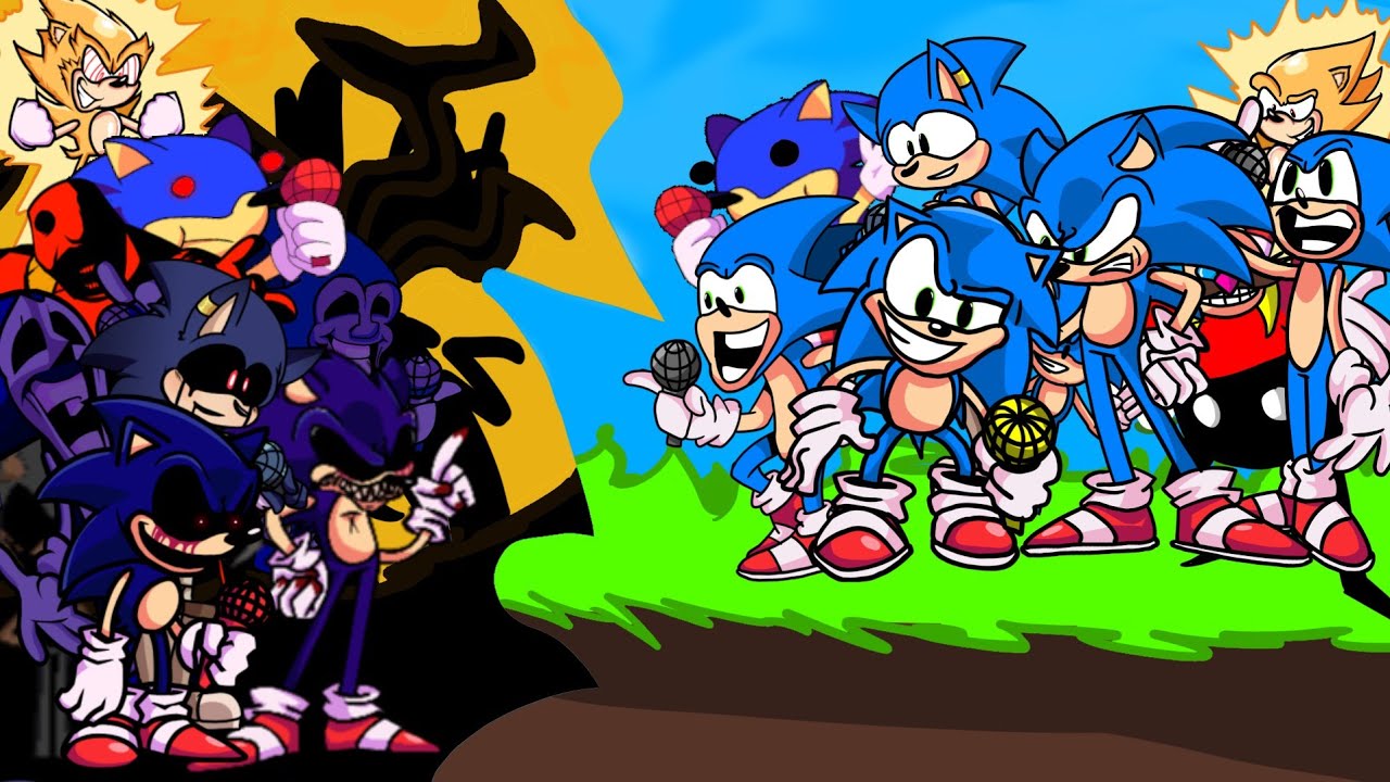 todos los sonic.exe pero si no fueran exe parte 2  3.0 (cancelled build) #fridaynightfunkin #parati