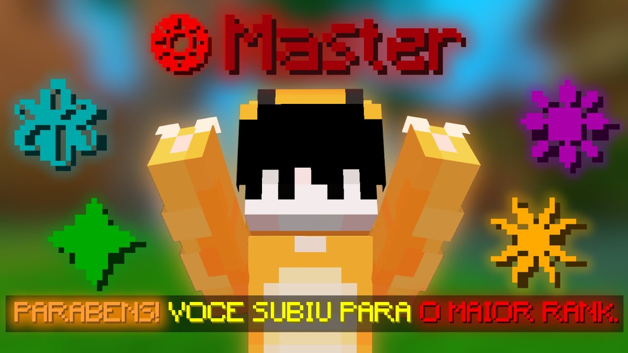 EU PEGUEI O MAIOR ELO DO BEDWARS RANKED