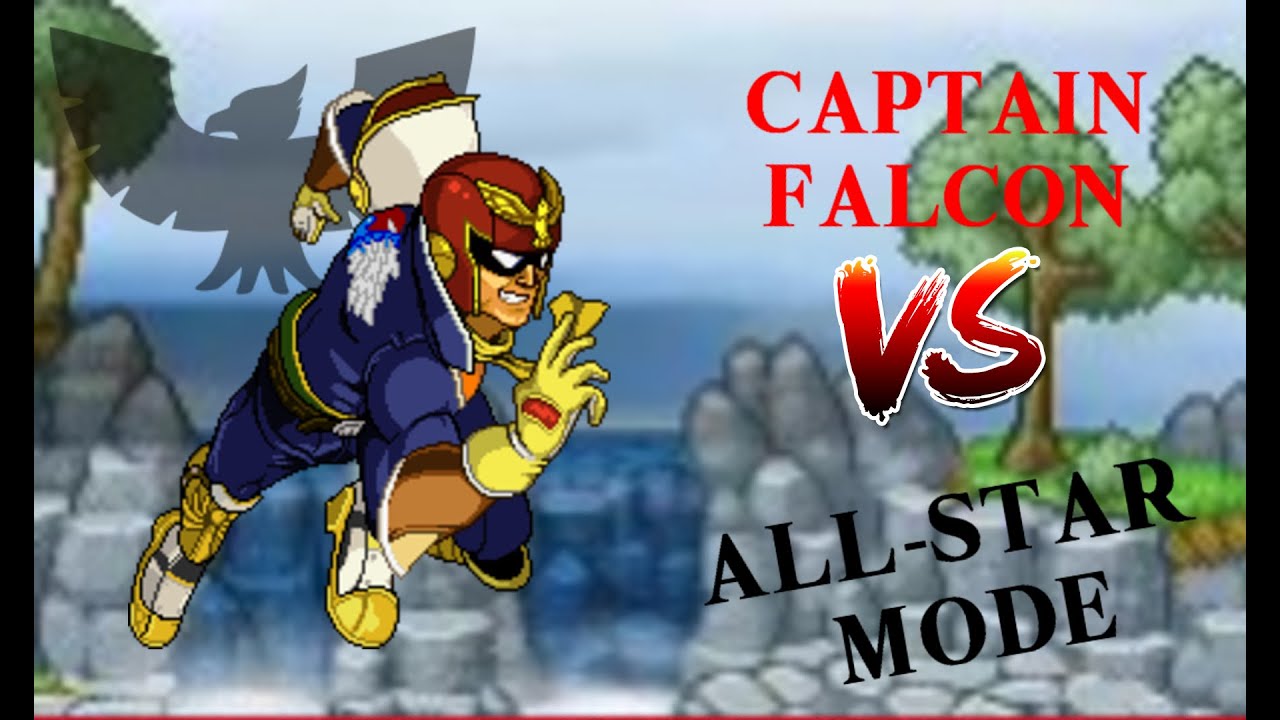 Super Smash Flash 2 - First (Unsuccessful) Attempt at the new All Star mode w/ Captain Falcon