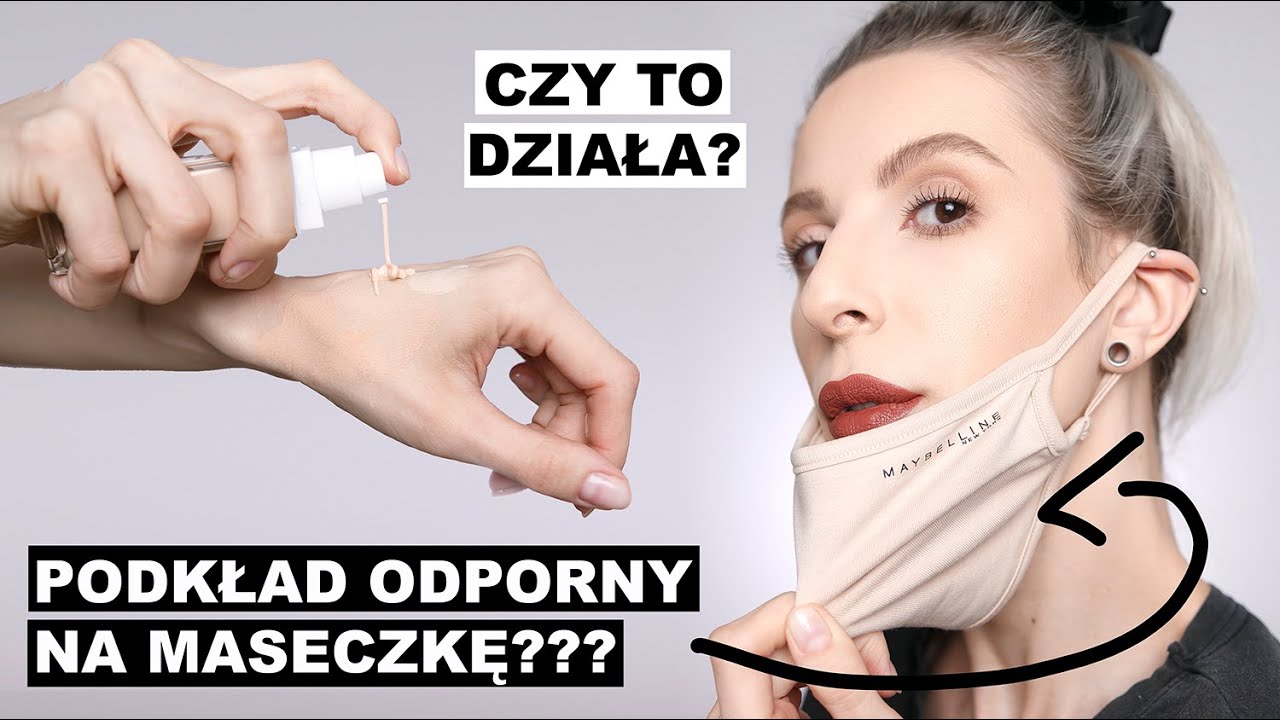 Czy nowa formuła podkładu MAYBELLINE SUPER STAY ACTIVE WEAR jest lepsza i odporna na maseczkę? 🤨