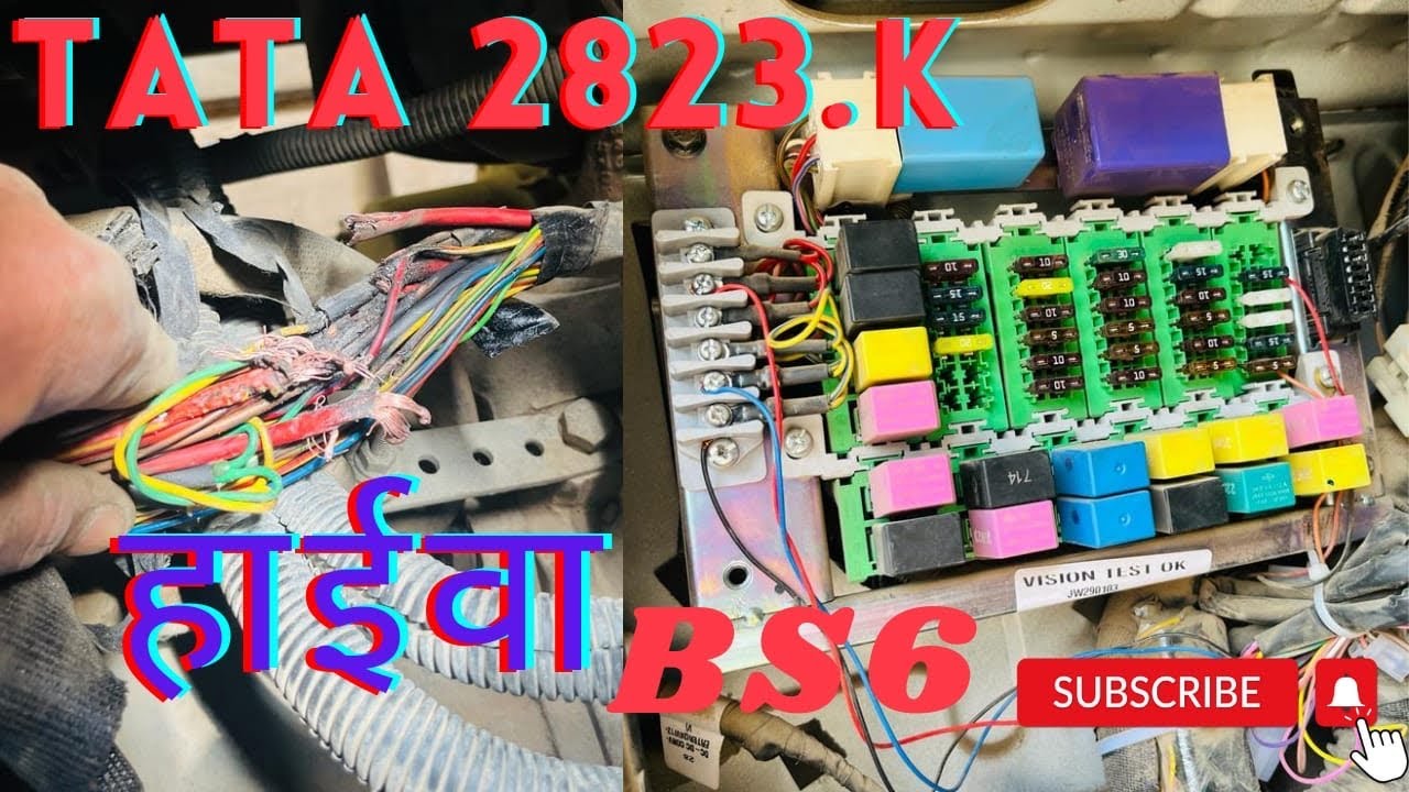 TATA 2823.k BS6 ￼SIGNA hyva ,10￼￼ tyre  starting problem, display light Ne Aara hey 🛠👈￼￼￼￼￼￼￼￼￼￼