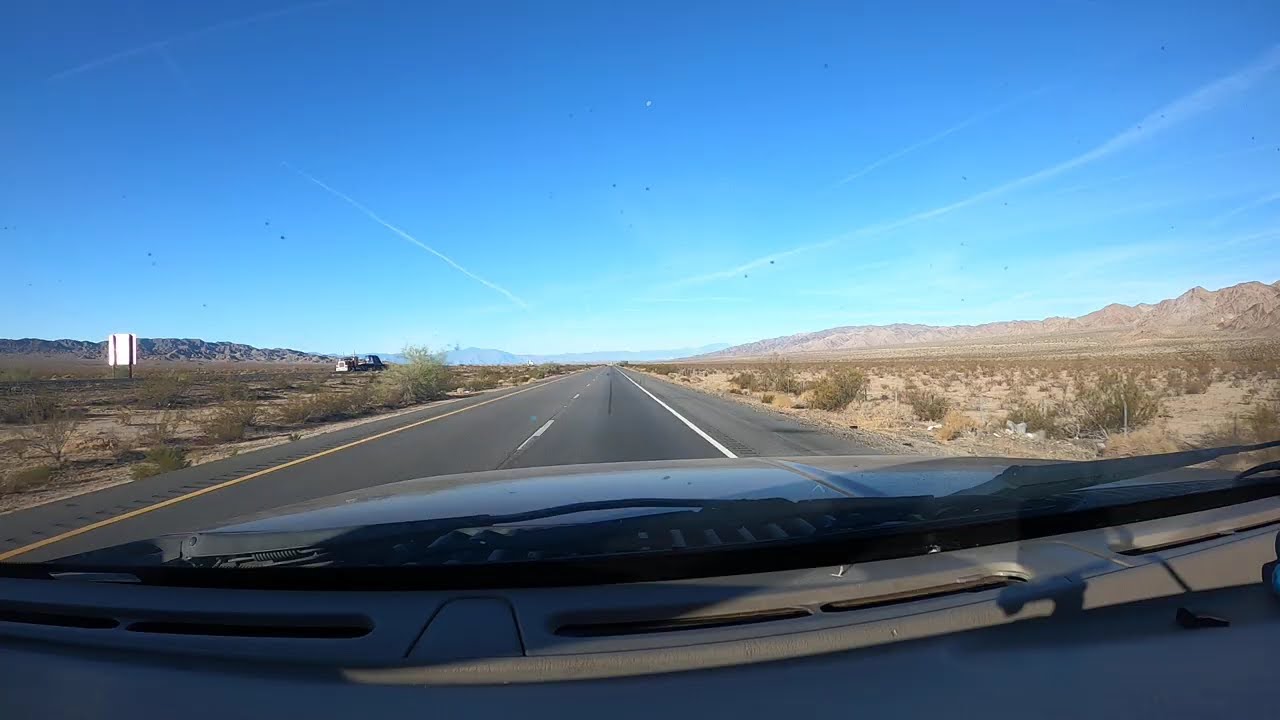 Phoenix to Long Beach CA, Timelapse about 400 miles in 3 minutes. #timelapse #roadtrip #gopro