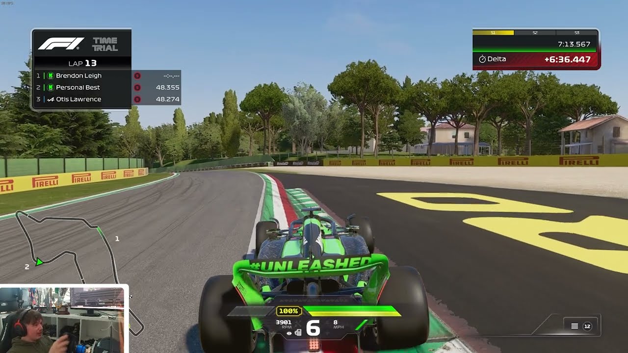 F1 24 How to become faster at Imola! -  Set up included