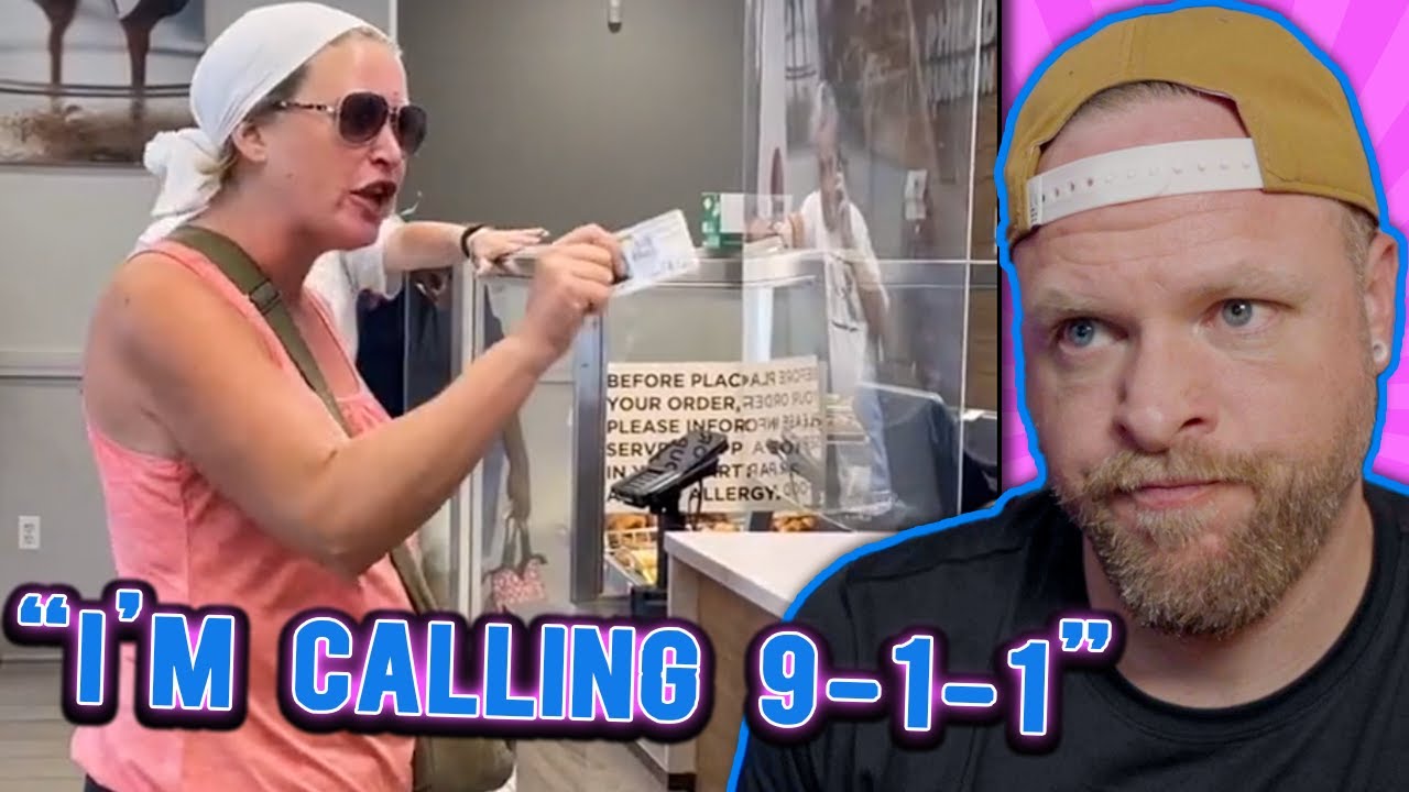 Unhinged Woman Goes Nuclear In 'Dunkin Donuts' and Calls Cops on Herself
