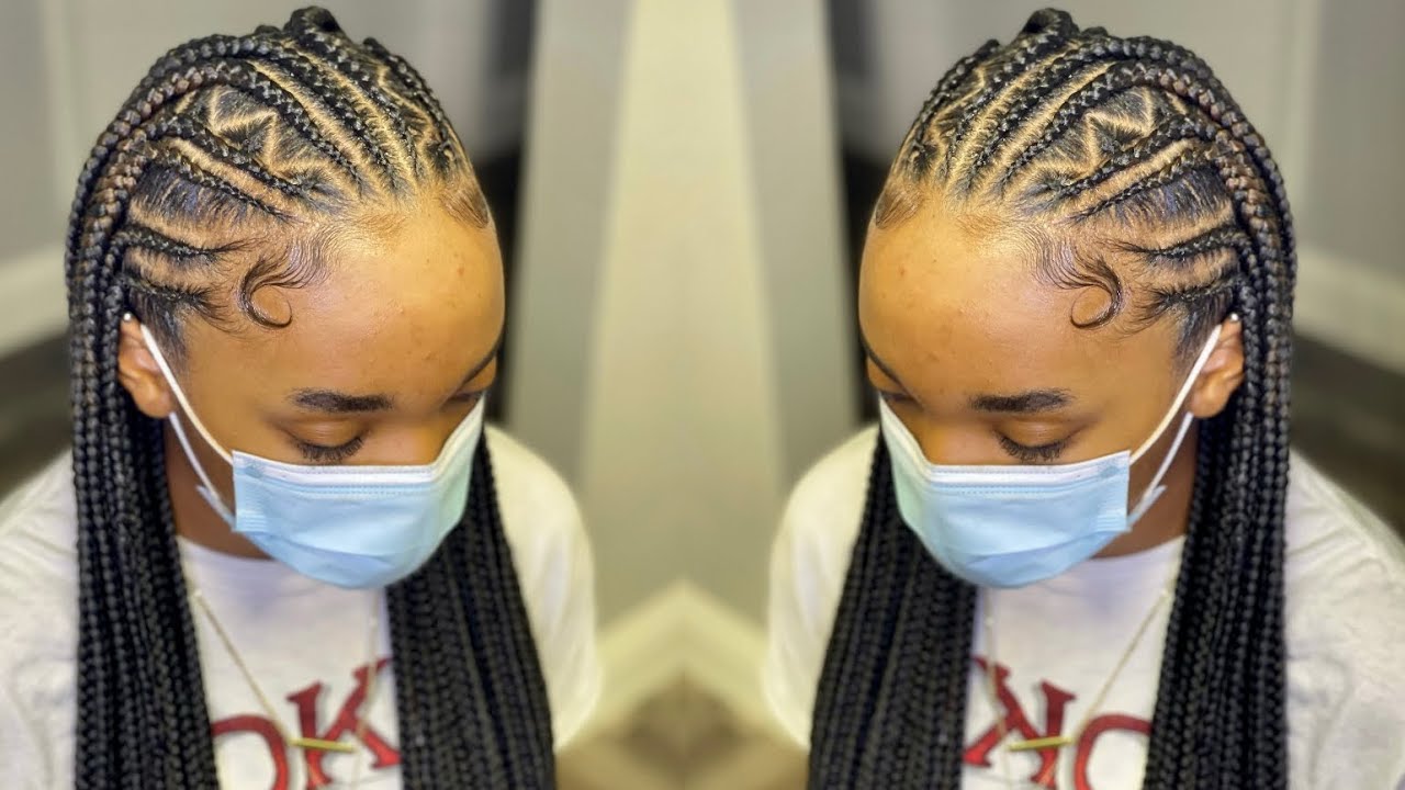 I Tried a New Braiding Hair |Feed In Braids x Box Braids| Mirra’s Mirror on Amazon