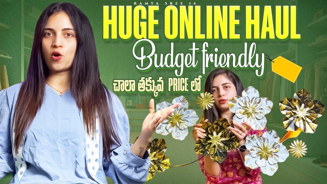 Budget లో చాలా items తీసుకోవచ్చు😍😱 #ramyasreecheela #nanipinkyofficial #trending