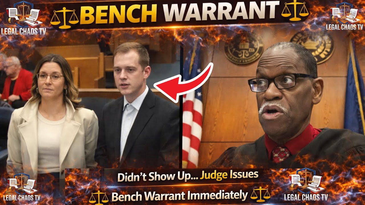 Didn’t Show Up — Judge Issues Bench Warrant Instantly ⚖️🔥