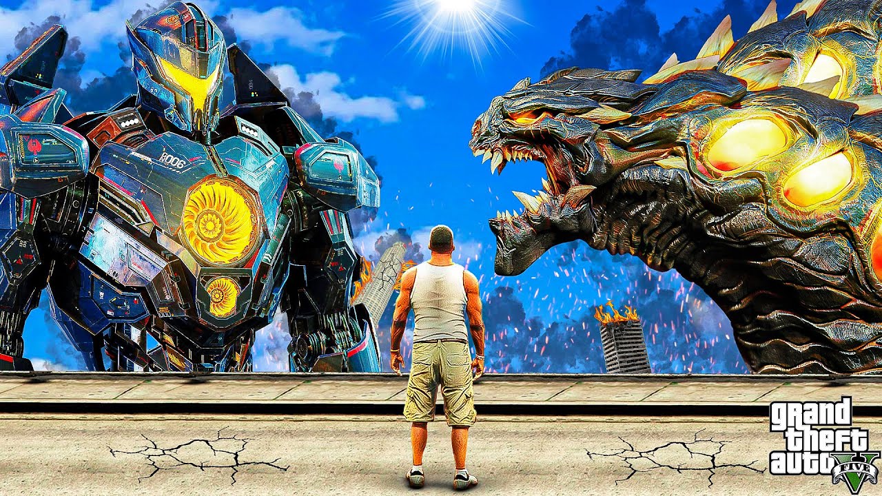 FRANKLIN VS KAIJU In GTA 5