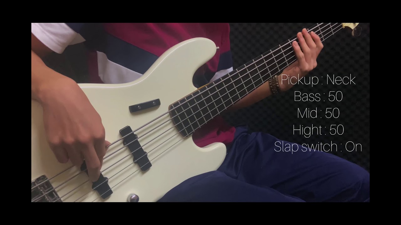 Squier deluxe jazz bass V 2008 [sound test]