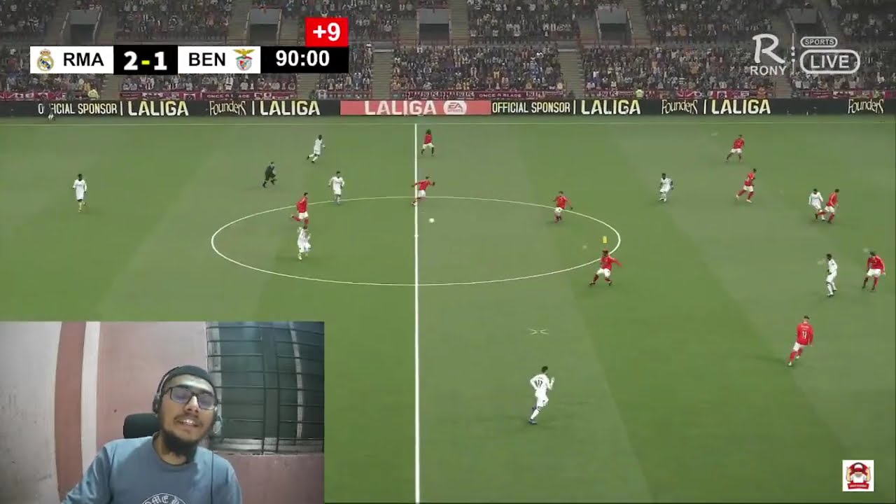 🔴LIVE : Real Madrid vs Benfica | Champions League 2026 | UCL Live | PES 21 Simulation