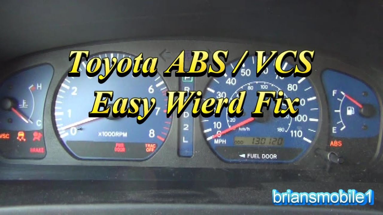 Toyota ABS VCS Easy Wierd Fix P0420