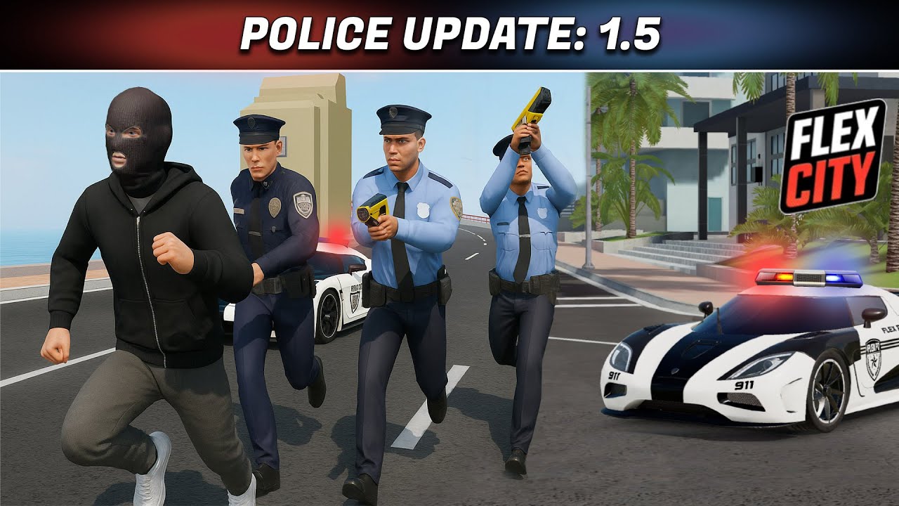 Большое обновление: режим Flex City Police уже здесь! Обзор обновления, часть 1 #flexcity #viceon...