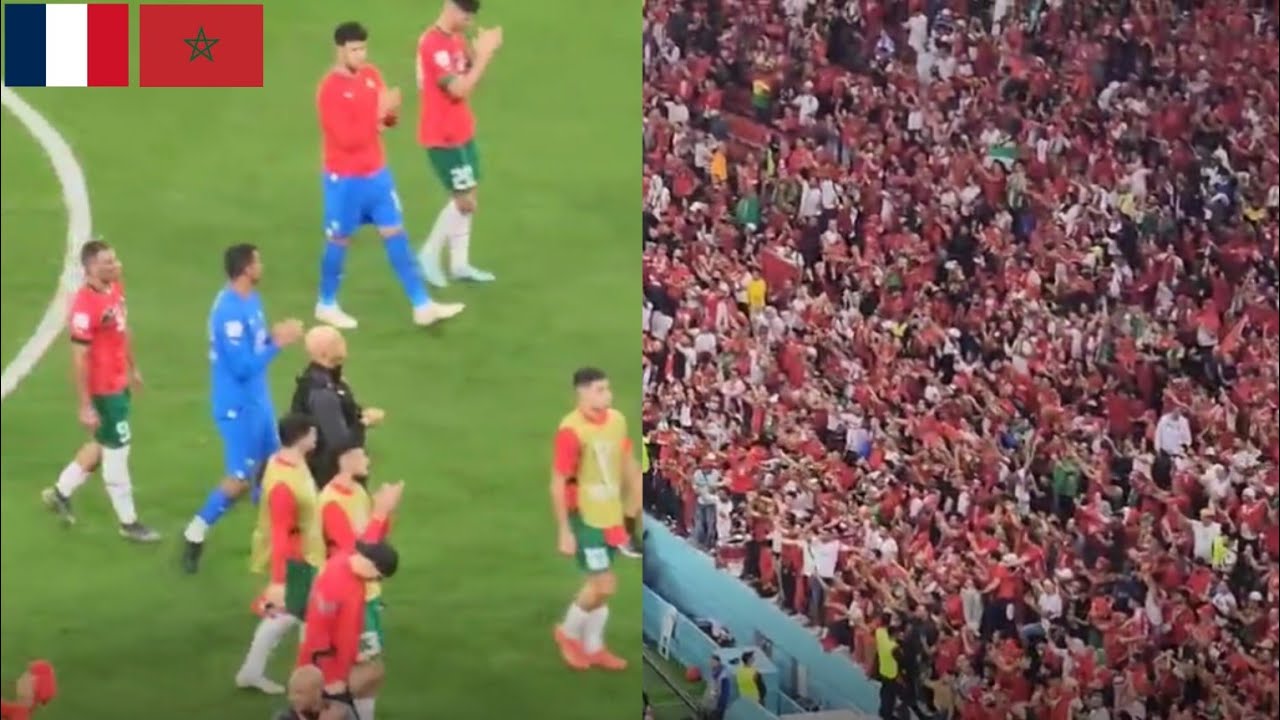 Morocco Fans Applaud Players After Loss Against France