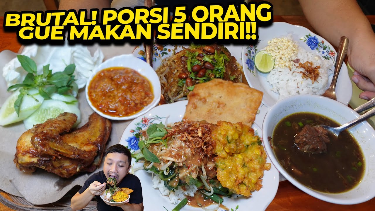BRUTAL! PORSI 5 ORANG GUE MAKAN SENDIRI!!