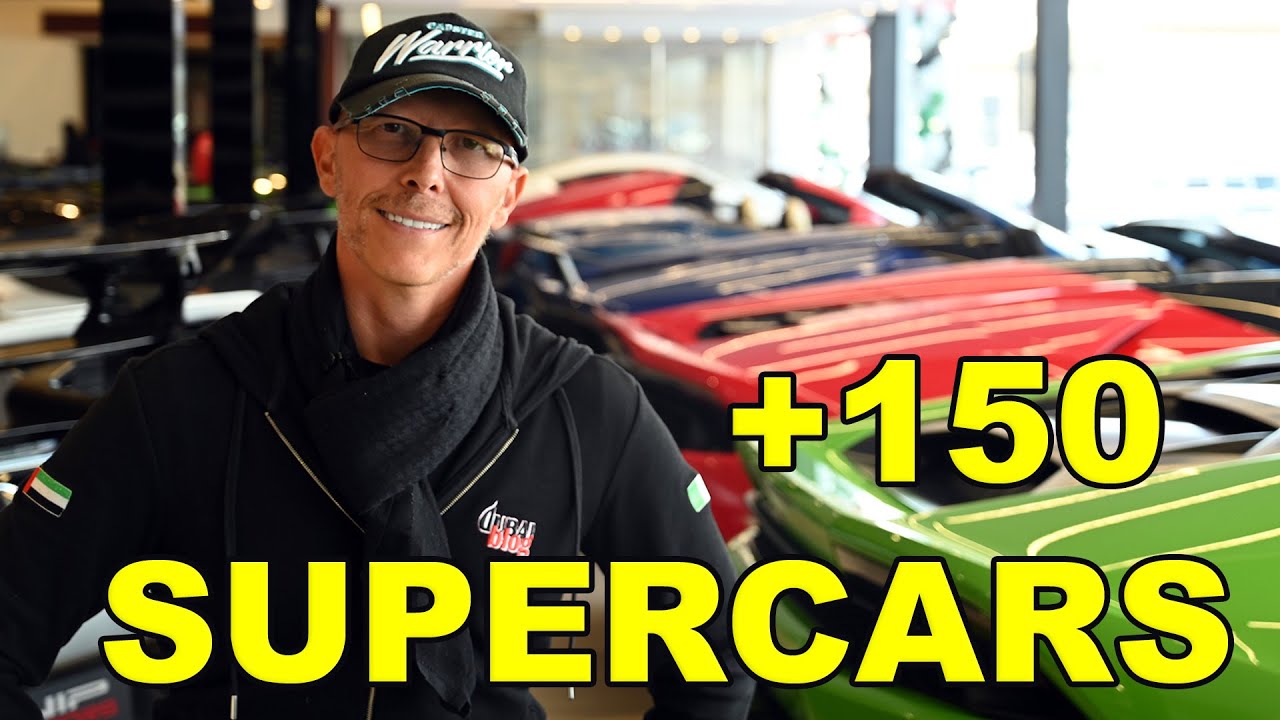 Il più grande showroom di auto di lusso a DUBAI - oltre 150 supercar!