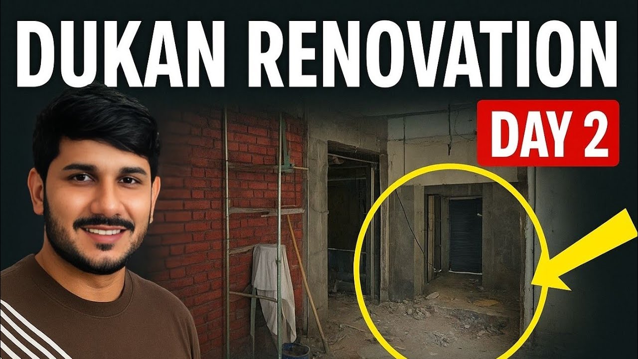 Dukan Renovation Day 2 | Nayi Shuruat ₹ Business Growth Story Vlog | FlyKP 