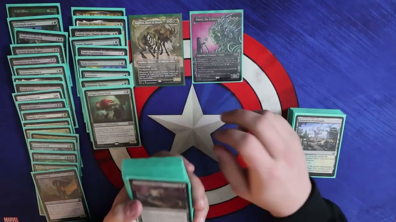 MTG ASMR/White Noise, 20 minute Commander Deck List Reading. - Nethroi Apex of Death.
