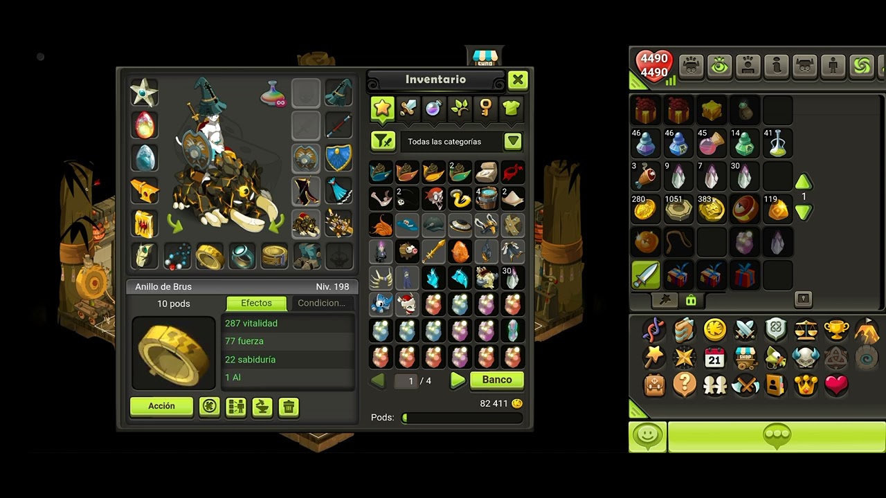 Presentación Set de Fuerza nivel 200 ( sin exos ) 11/5 [DOFUS TOUCH]