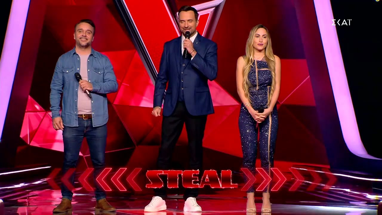Το steal από τον Σάκη Ρουβά | 6o Knockout | The Voice of Greece
