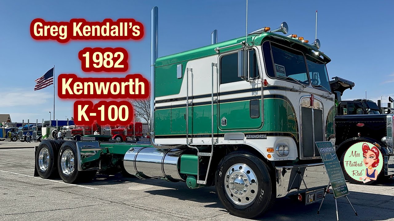 Greg Kendall’s 1982 Double Bunk Kenworth K-100 Cabover Truck Tour