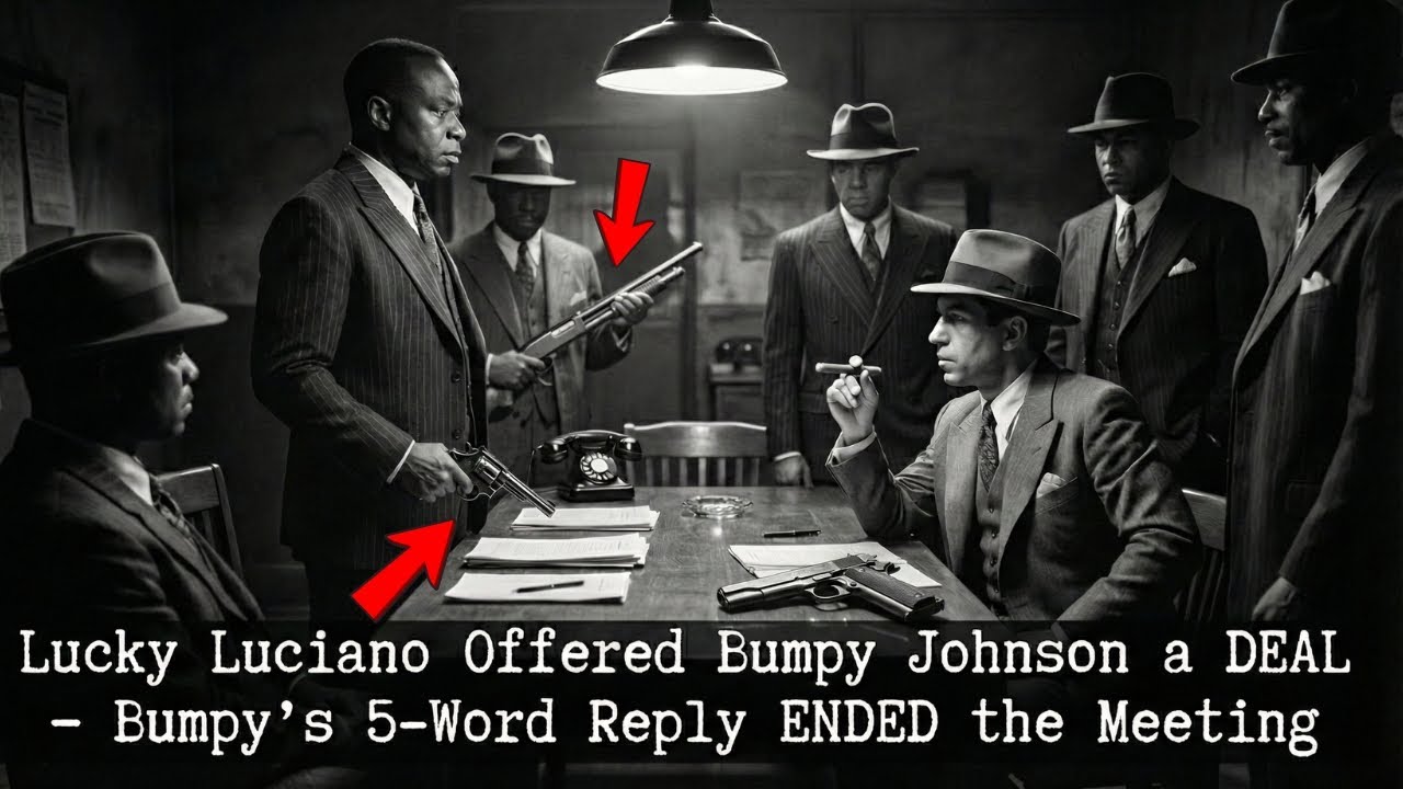 Lucky Luciano Offered Bumpy Johnson a DEAL — Bumpy’s 5 Word Reply ENDED the Meeting