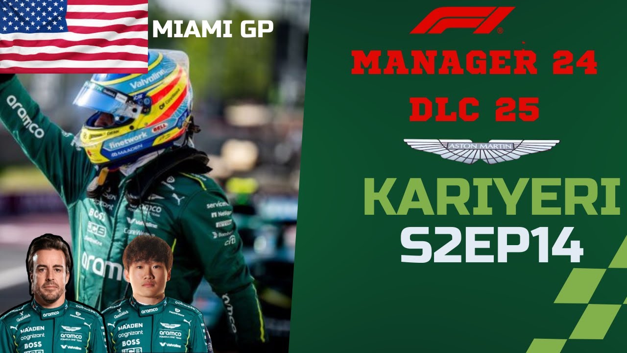 ALONSONUN KEYFİ YERİNDE.|F1 MANAGER 24 DLC 25 ASTON ALONSO KARİYERİ