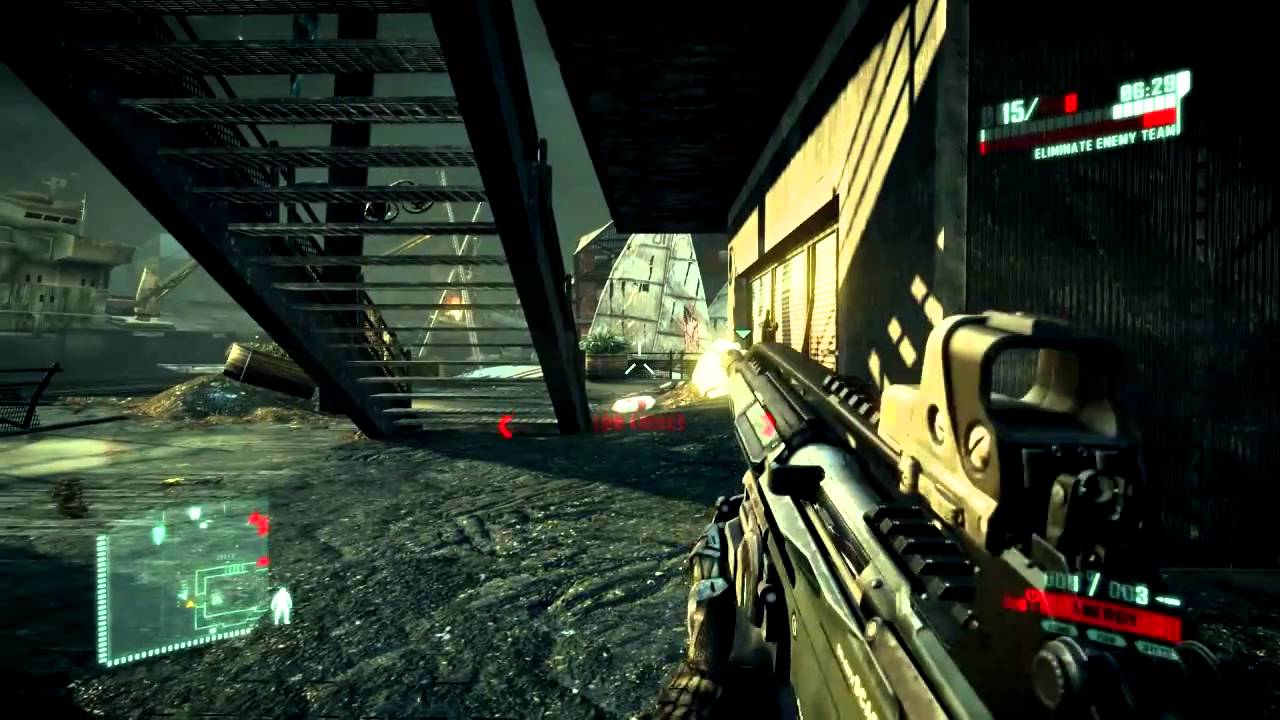 Crysis 2 - PC BETA Gameplay - Pier 17 - Team Instrant Action [HD]