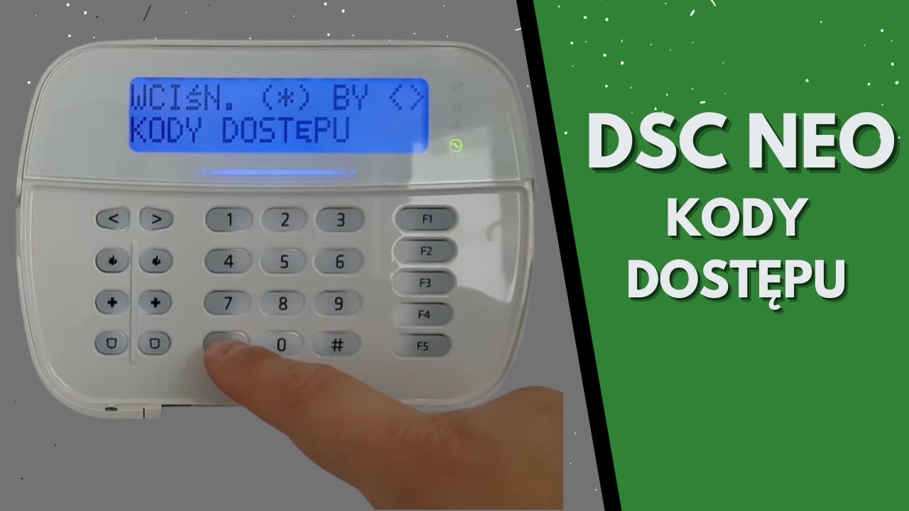 DSC Neo kody użytkownik&oacute;w
