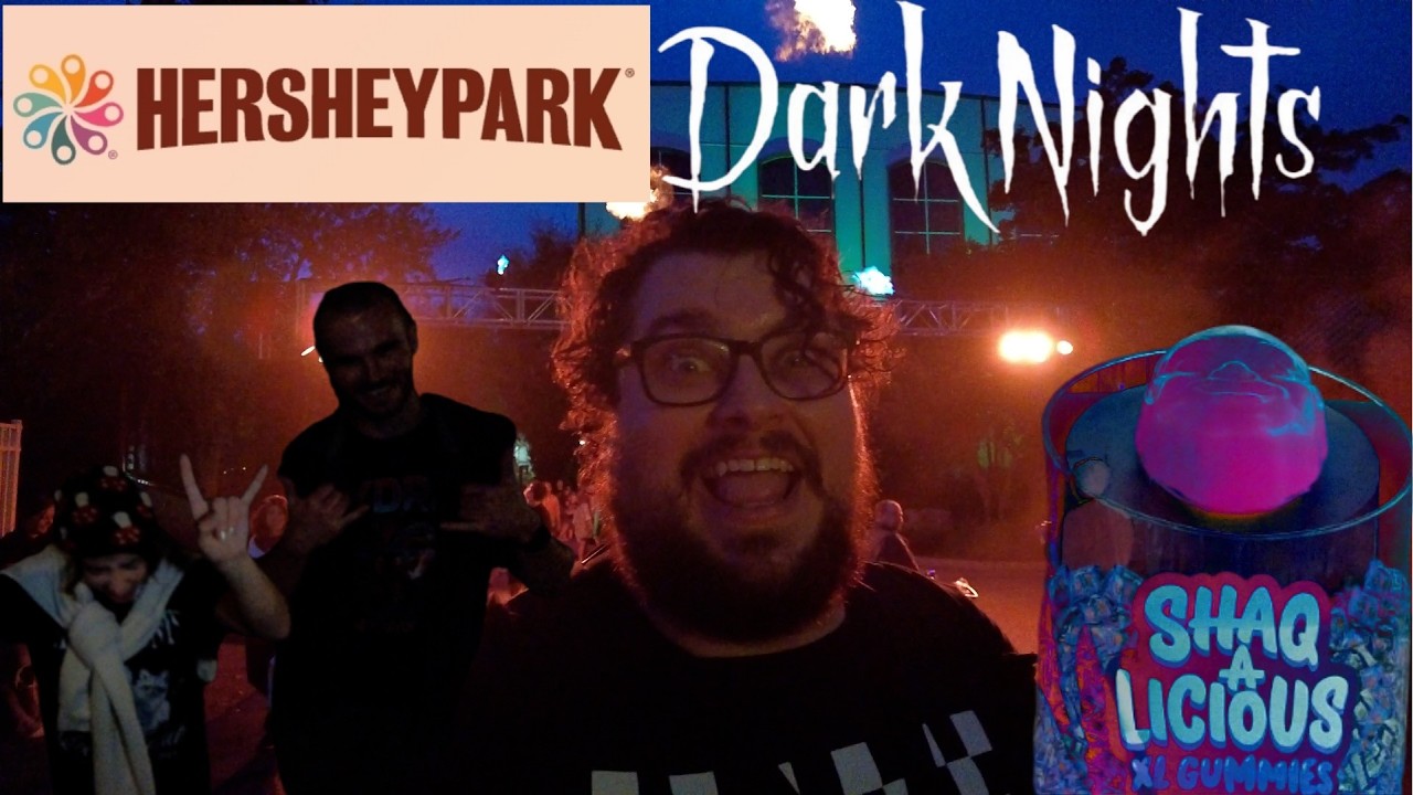 Hersheypark Dark Nights NEW Haunted House | Kill N Fill Garage + Scary Food Review
