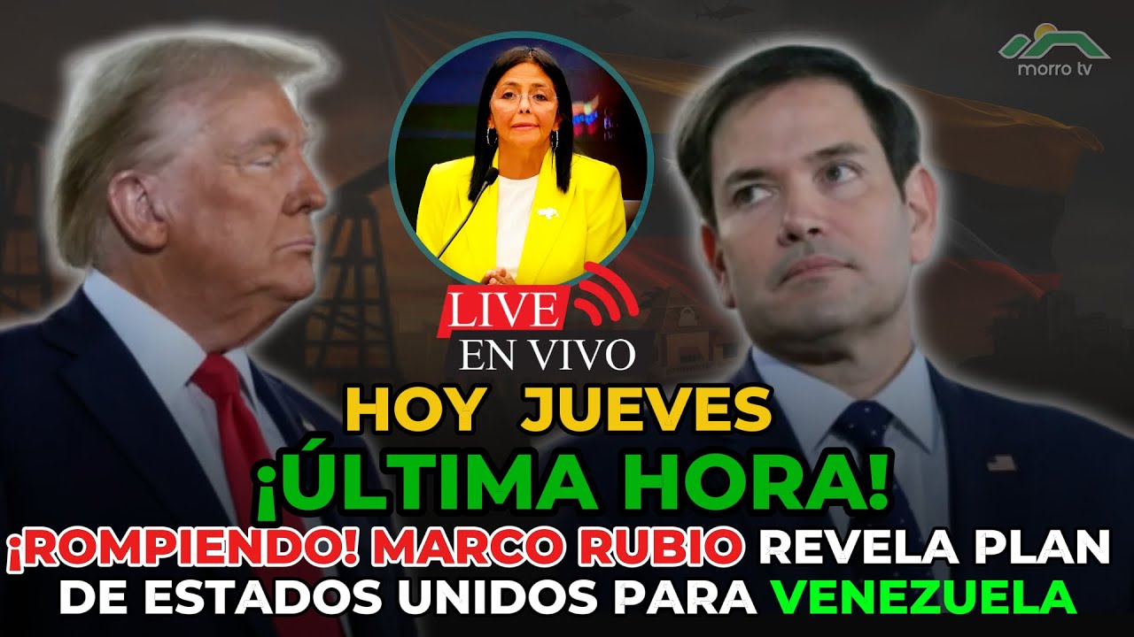 🚨SE INTENSIFICA LA TENSIÓN 🔴 ¡ROMPIENDO! MARCO RUBIO REVELA PLAN DE ESTADOS UNIDOS PARA VENEZUELA