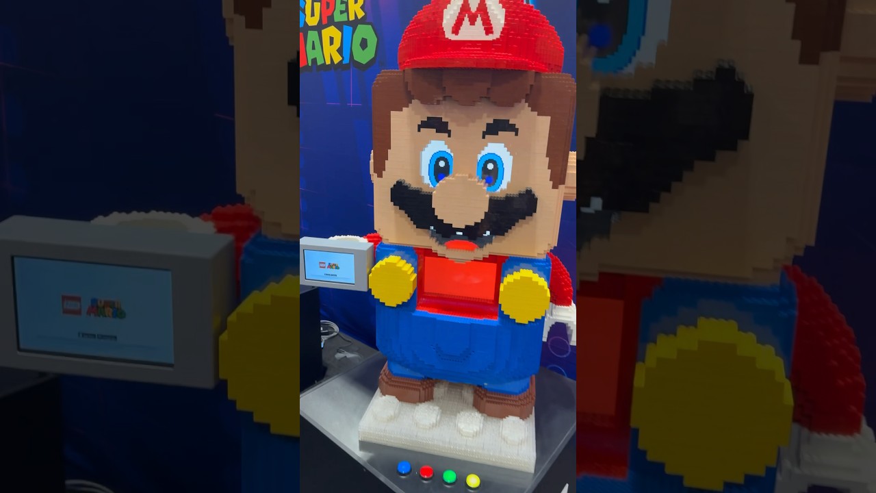 Lego Super Mario displays at FanExpo 2024! #lego #legosupermario #fanexpo #fanexpo2024 #bowser