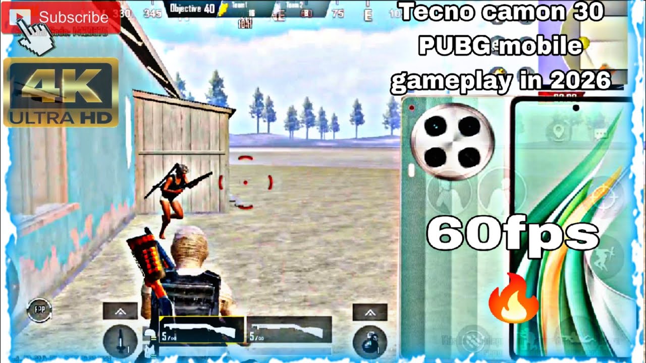 Tecno camon 30 | pubg mobile gameplay in 2026 | tecno camon 30 PUBG | bgmi test