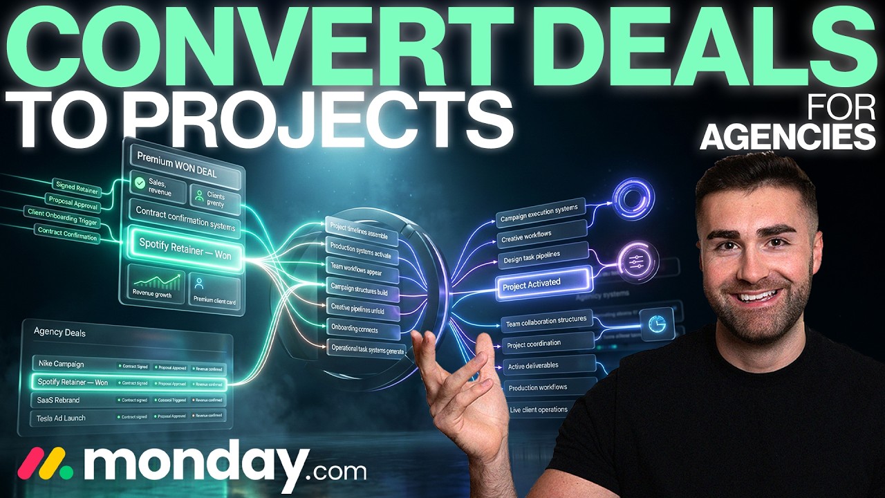 Convert Deals To Projects For Agencies In Monday.com | Monday.com For Agencies | 2026