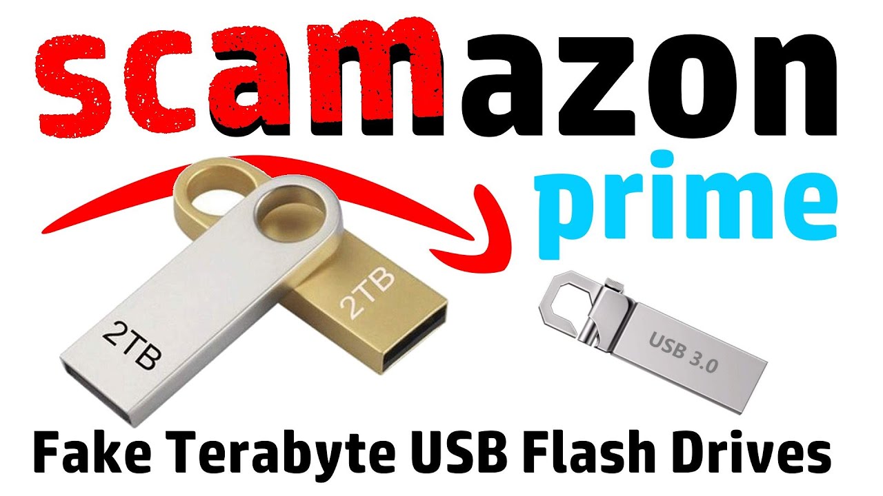 Fake Terabyte USB Flash Drives - Now Available On Amazon Prime!