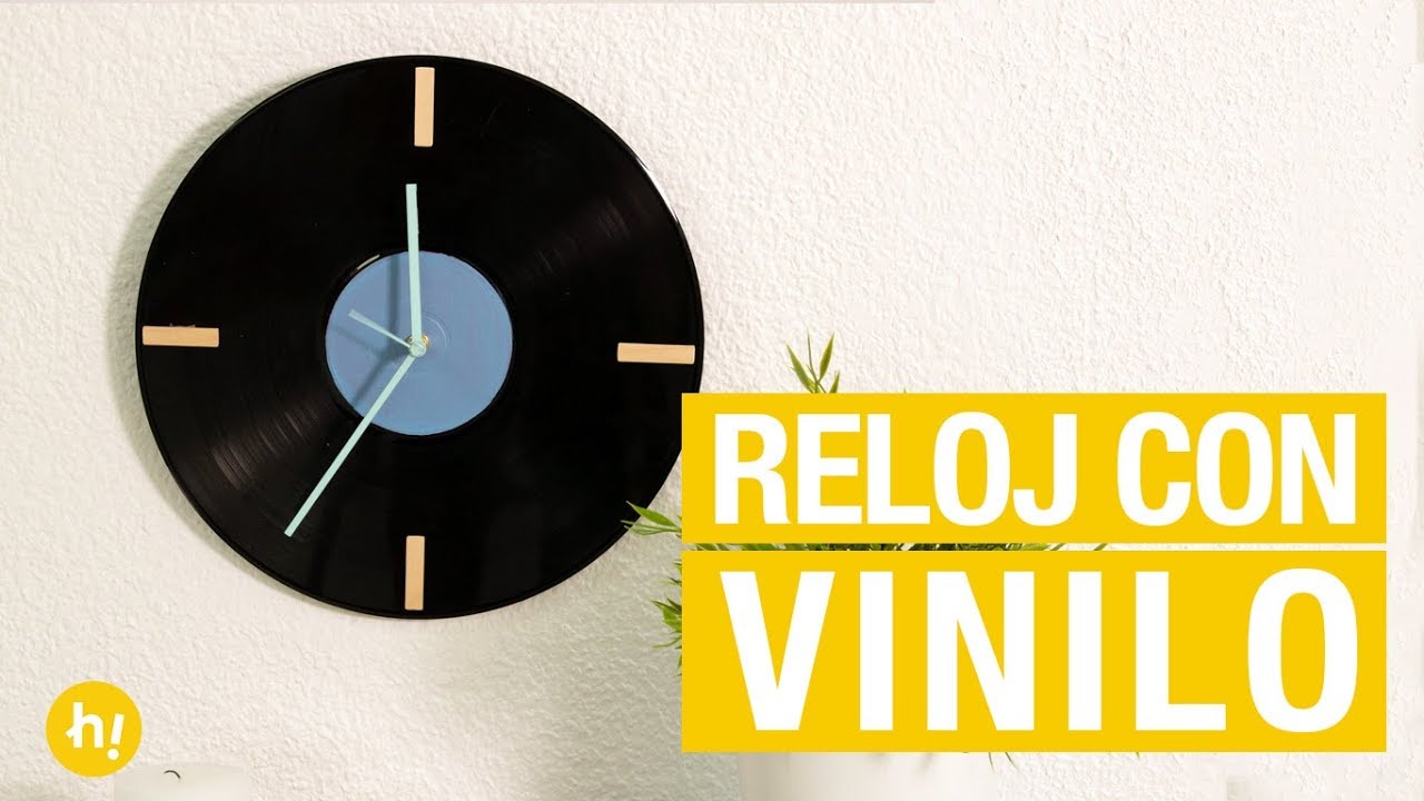 Cómo hacer un reloj con un vinilo · Handfie DIY