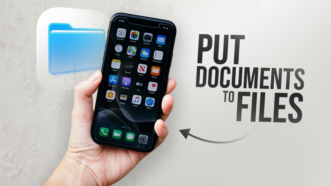 How to Put Documents in Files on iPhone (tutorial)